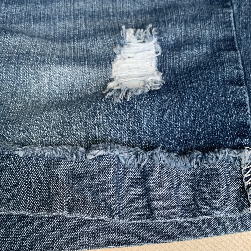 Ariya Jeans Distressed Denim Jean Shorts